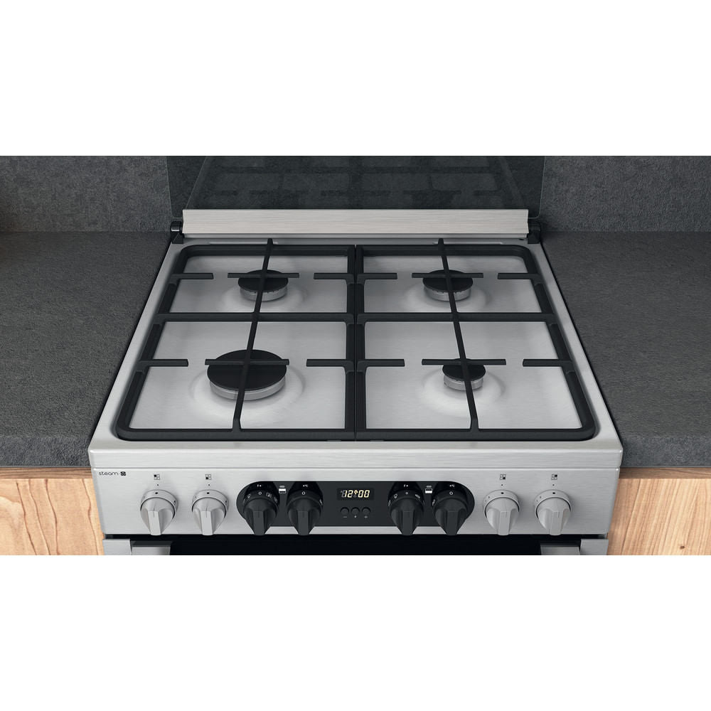 Hotpoint HDM67G8C2CXUK Double Cooker - Inox