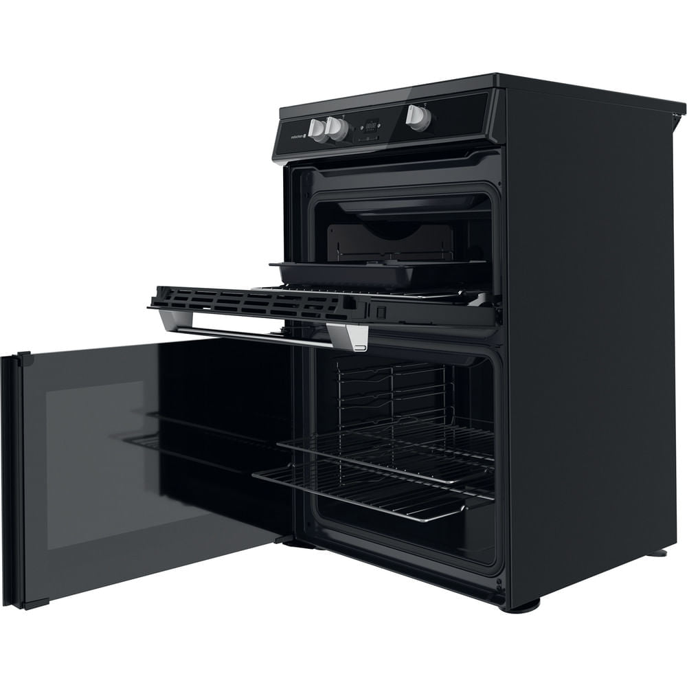 Hotpoint HDT67I9HM2CUK Double Cooker - Black