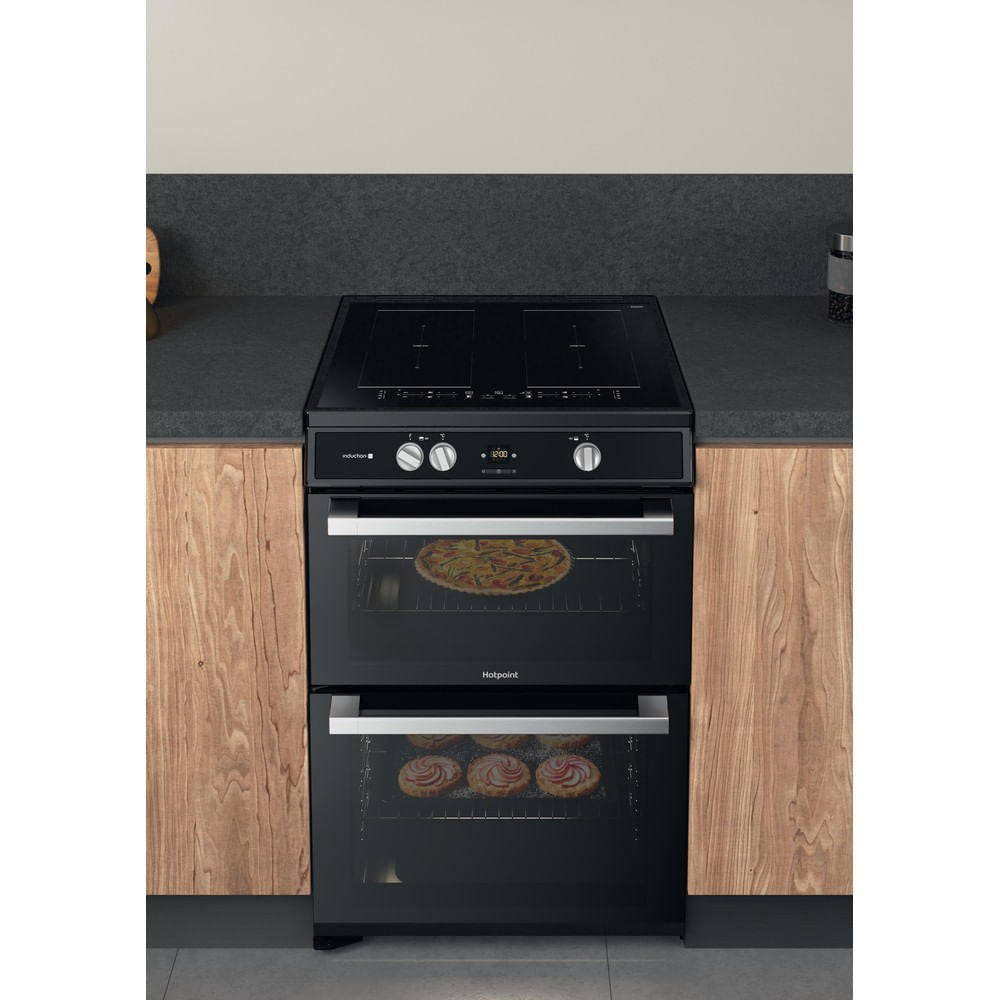 Hotpoint HDT67I9HM2CUK Double Cooker - Black