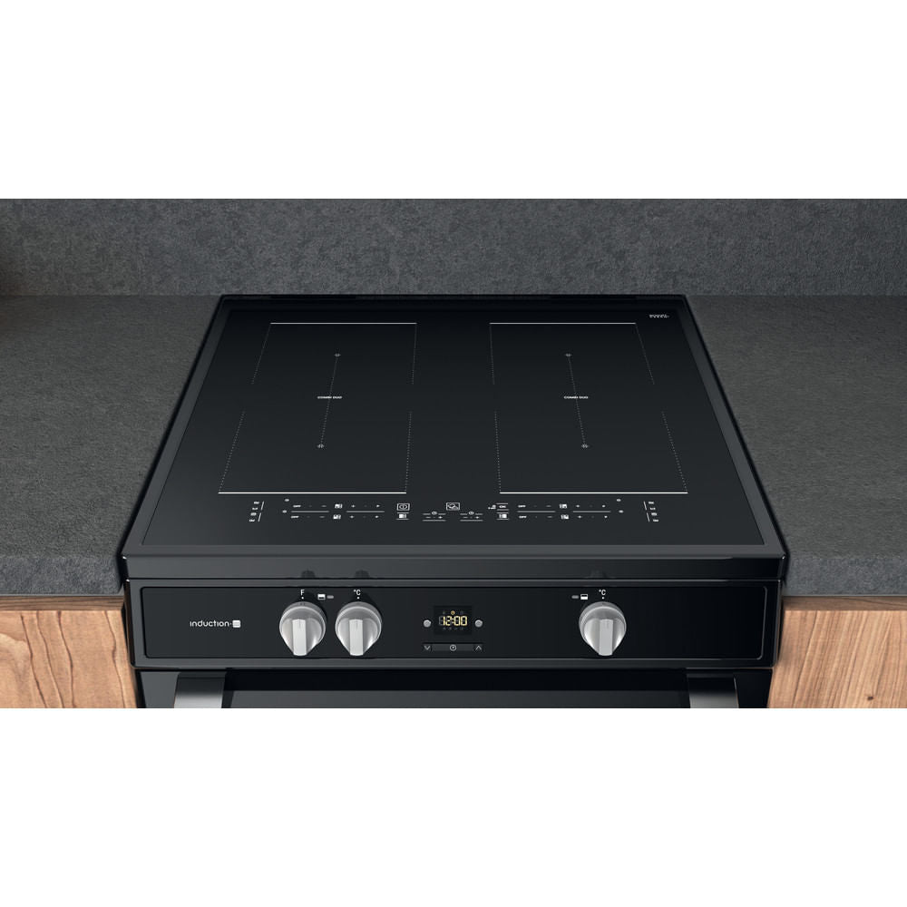 Hotpoint HDT67I9HM2CUK Double Cooker - Black