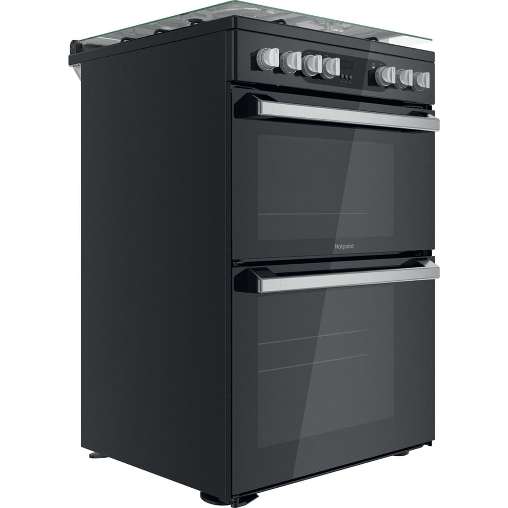 Hotpoint HDM67G9C2CSBUK Dual Fuel Double Cooker - Black