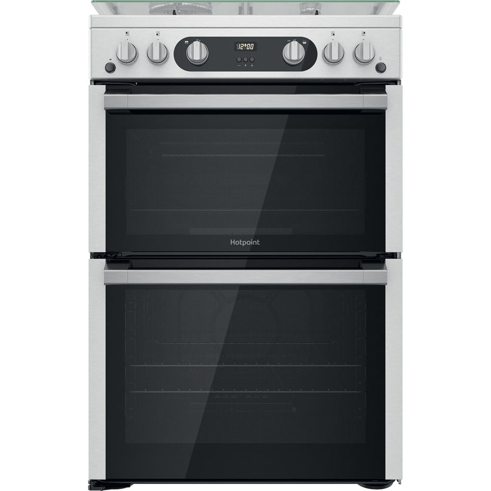 Hotpoint HDM67G0C2CX/UK Double Cooker - Inox