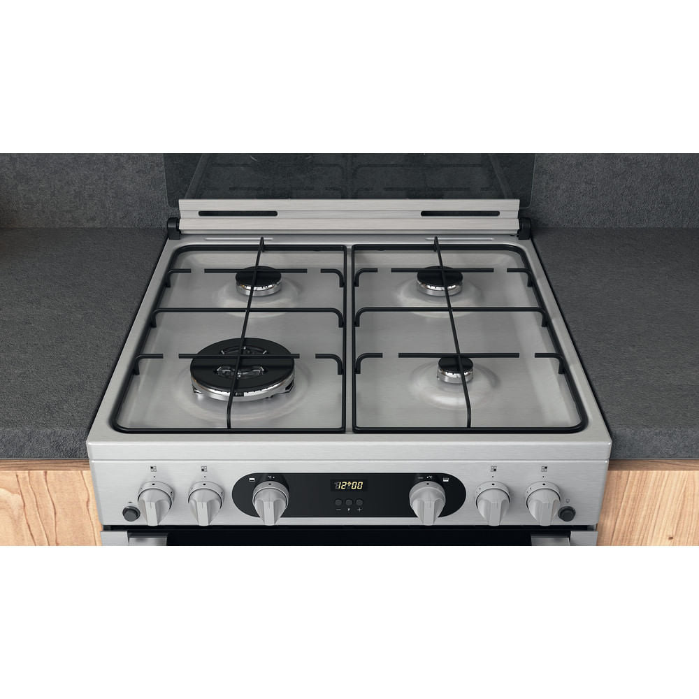 Hotpoint HDM67G0C2CX/UK Double Cooker - Inox