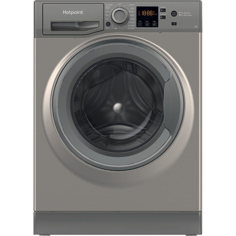 Hotpoint NSWF 743U GG UK N Washing Machine - Graphite