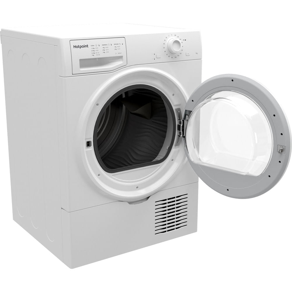 Hotpoint Optimal Temperature Condenser Tumble Dryer - White - 7kg - B Rated - H2 D71W UK