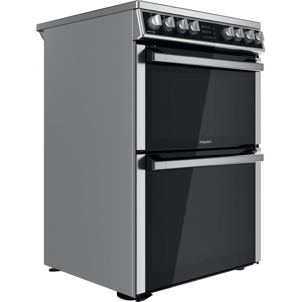 Hotpoint HDM67V8D2CXUK Electric Double Cooker - Inox