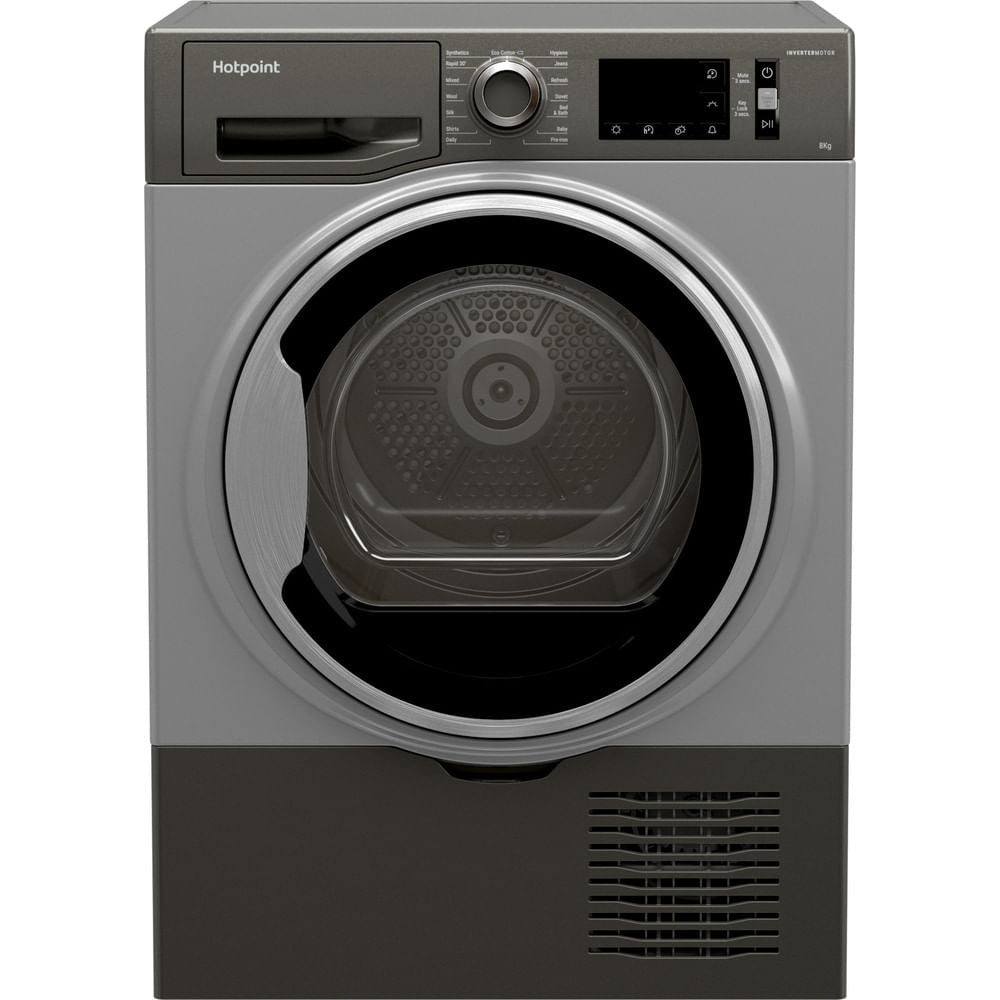 Hotpoint CreaseCare Condenser Tumble Dryer - Graphite - 8kg - B Rated - H3 D81GS UK