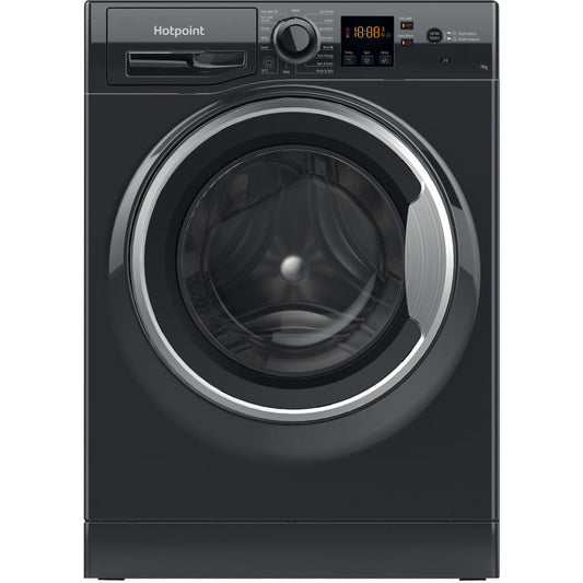 Hotpoint NSWM 743U BS UK N Washing Machine - Black