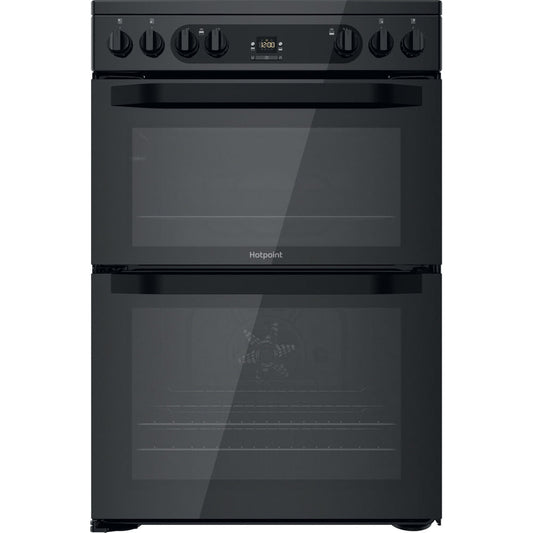 Hotpoint HDM67V92HCB/UK Double Cooker - Black