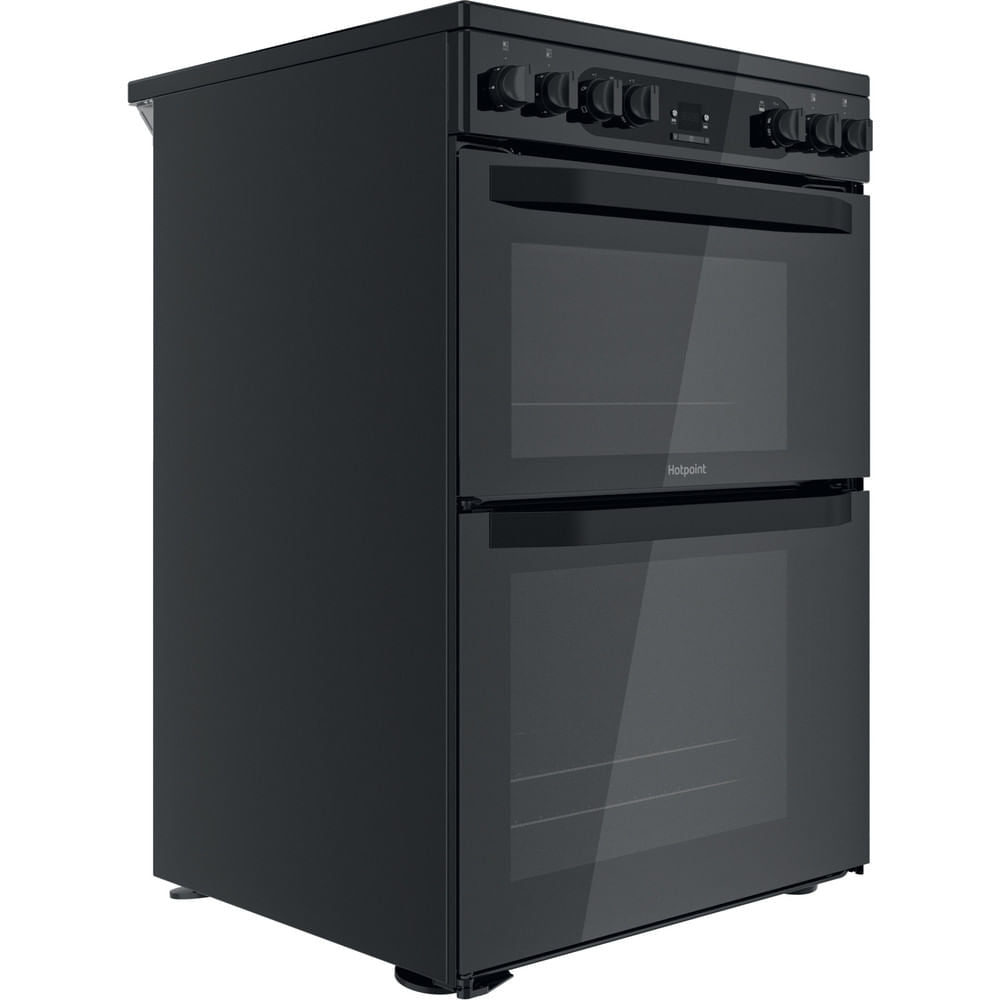 Hotpoint HDM67V92HCB/UK Double Cooker - Black