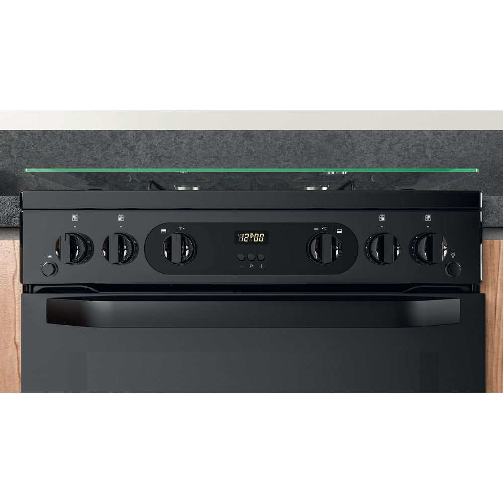 Hotpoint HDM67G0CCB/UK Double Cooker - Black