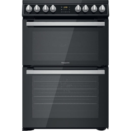 Hotpoint HDT67V8D2CB/UK Double Cooker - Black