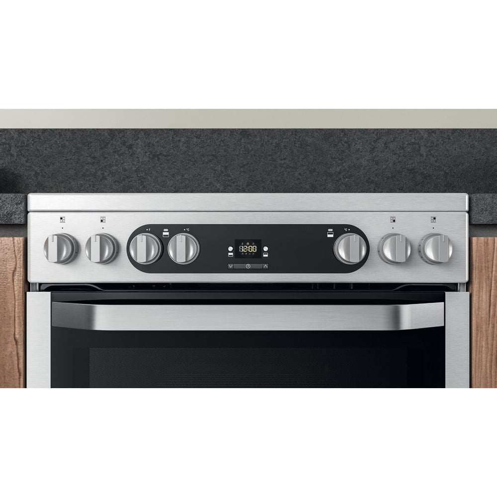 Hotpoint HDM67V9HCX/UK Double Cooker - Inox