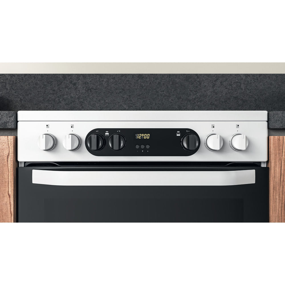 Hotpoint HDM67V9CMW/U Double Cooker - White