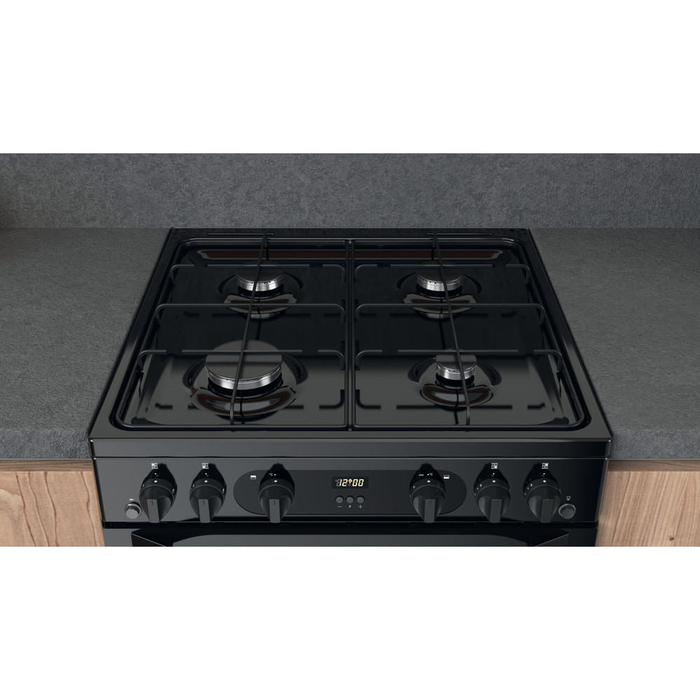 Hotpoint HDM67G0CMB/UK Double Cooker - Black