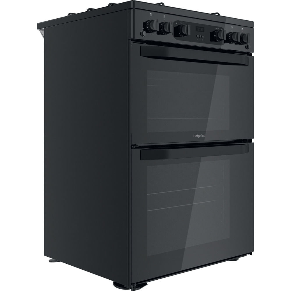 Hotpoint HDM67G0CMB/UK Double Cooker - Black