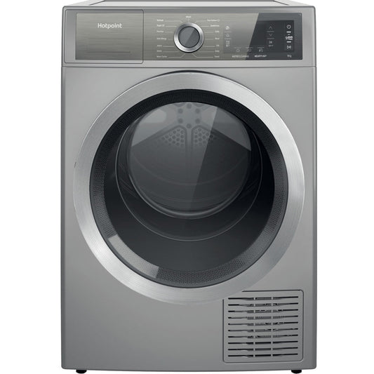 Hotpoint H8 D94SB UK 9kg Heat Pump Tumble Dryer - Silver