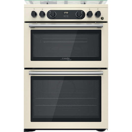 Hotpoint CD67G0C2CJUK Gas Cooker - 60Cm - Double Oven - Jasmine