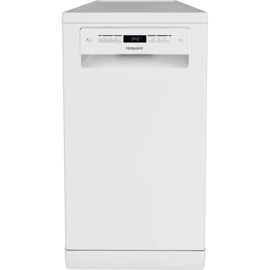 Hotpoint Slimline Free Standing Dishwasher - White - 10 Place Settings - E Rated - HSFO 3T223 W UK N