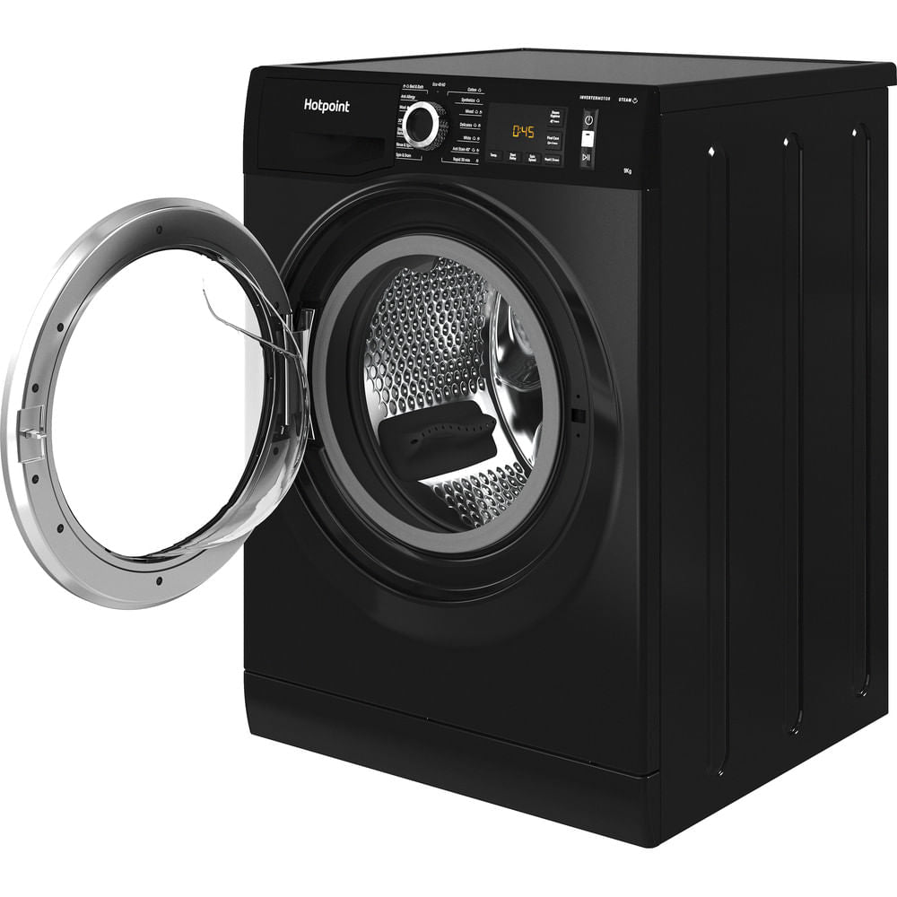 Hotpoint ActiveCare Washing Machine - Black - 9kg - 1400 RPM - A Rated - NM11 946 BC A UK N