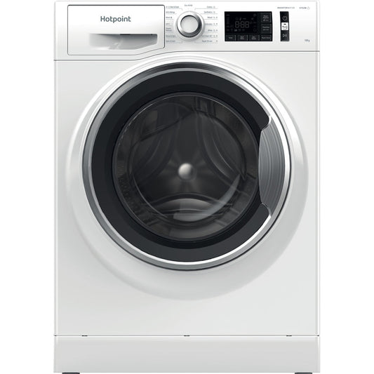 Hotpoint ActiveCare Washing Machine - White - 10kg - 1400RPM - A Rated - NM11 1046 WC A UK N