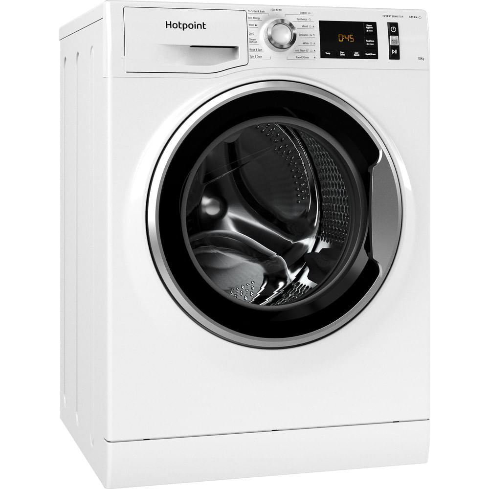 Hotpoint ActiveCare Washing Machine - White - 10kg - 1400RPM - A Rated - NM11 1046 WC A UK N