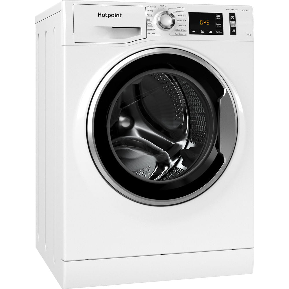 Hotpoint ActiveCare Washing Machine - White - 10kg - 1600RPM - B Rated - NM11 1065 WC A UK N