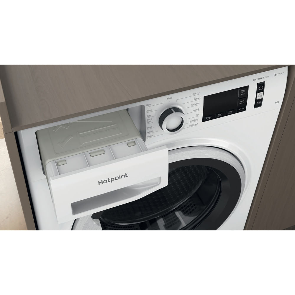 Hotpoint ActiveCare Heat Pump Tumble Dryer - White - 9kg - A++ Rated - NT M11 92SK