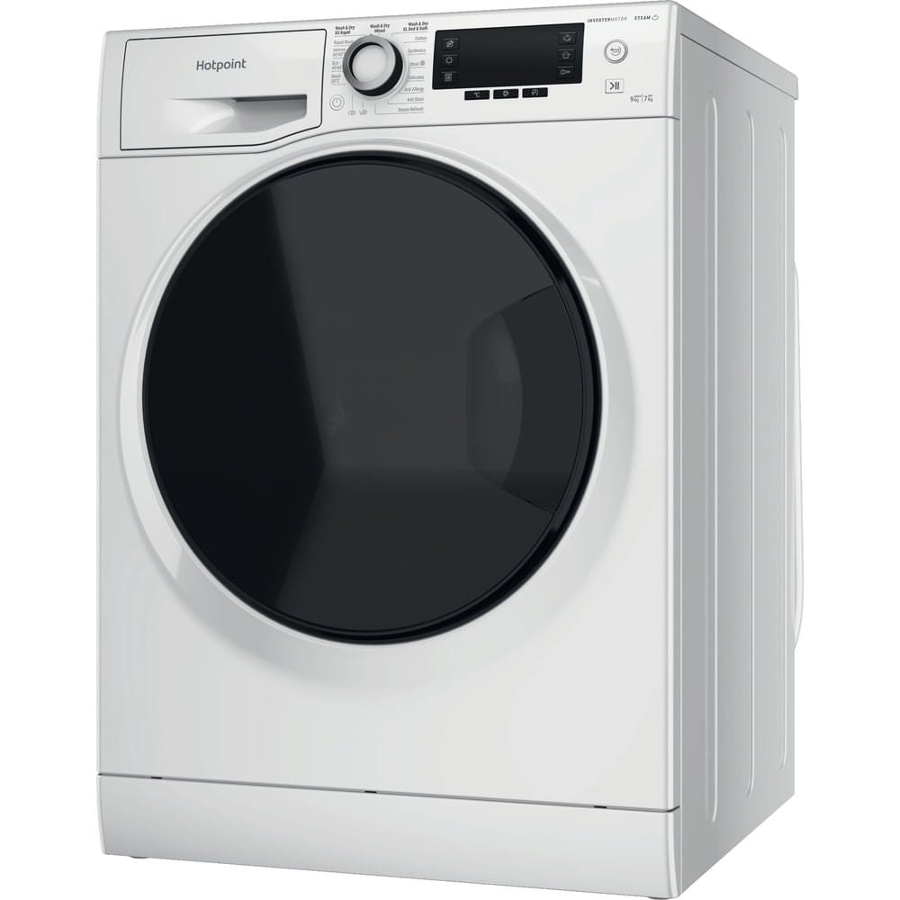 Hotpoint ActiveCare 9+7KG Washer Dryer with 1600 rpm - White - NDD 9725 DA UK