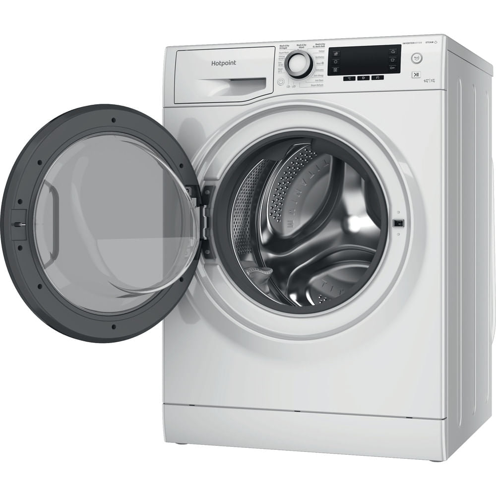 Hotpoint ActiveCare 9+7KG Washer Dryer with 1600 rpm - White - NDD 9725 DA UK