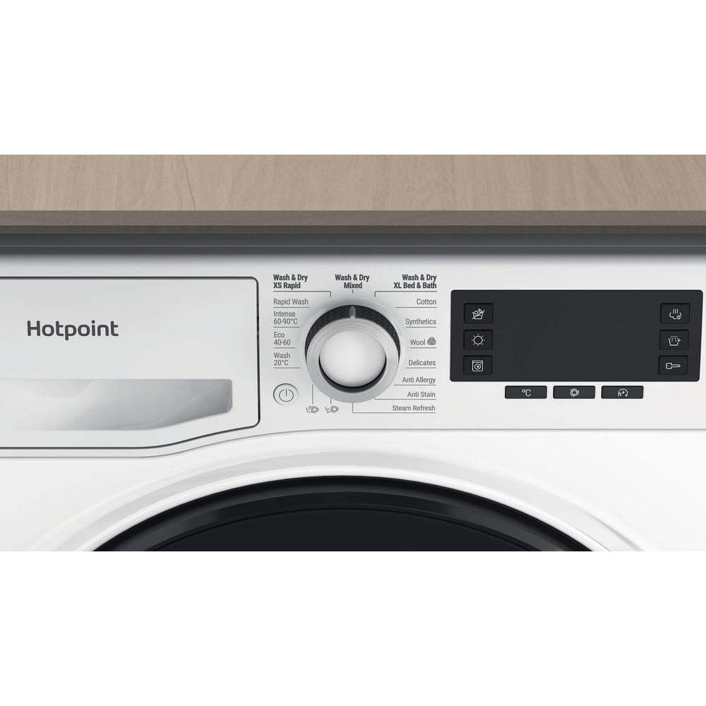 Hotpoint ActiveCare 9+6KG Washer Dryer with 1400 rpm - White - NDD 9636 DA UK