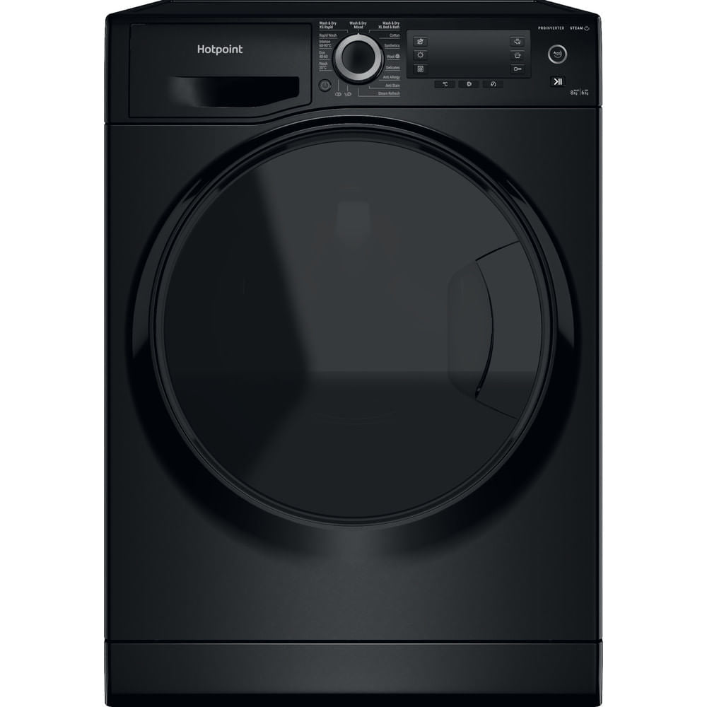 Hotpoint ActiveCare 8+6KG Black Freestanding Washer Dryer - NDD8636BDAUK