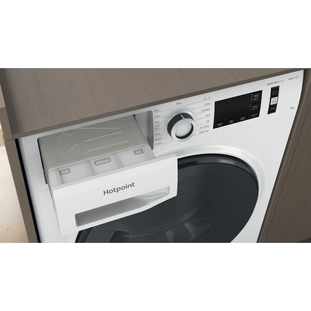 Hotpoint ActiveCare Heat Pump Tumble Dryer - White - 9kg - A+++ Rated - NT M11 9X3E UK