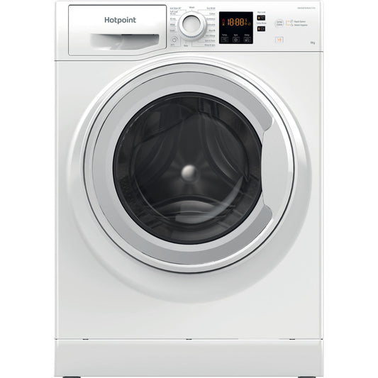 Hotpoint AntiStain 40 Washing Machine - White - 9kg - 1400 RPM - B Rated - NSWR 945C WK UK N