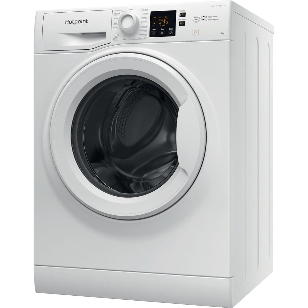 Hotpoint NSWR965CWKUKN White 9KG Freestanding Washing Machine