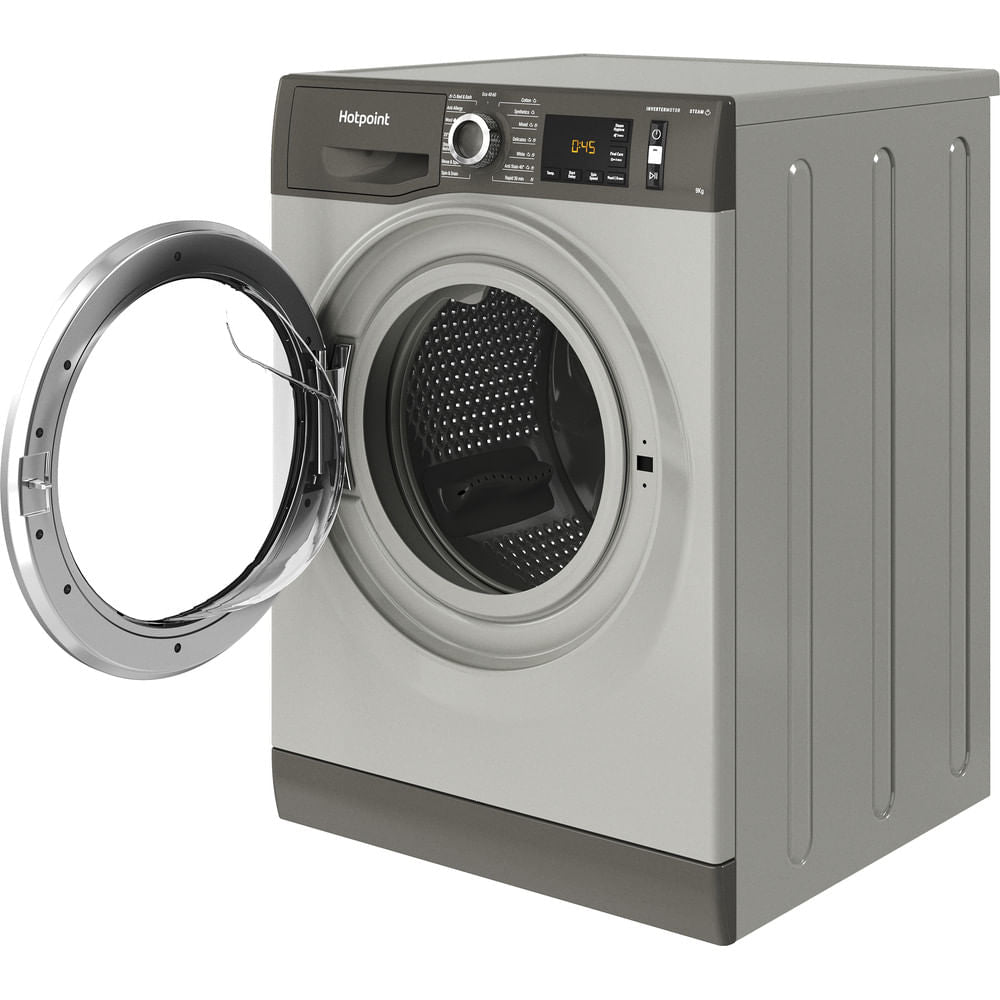 Hotpoint ActiveCare Washing Machine - Graphite - 9kg - 1600 RPM - B Rated - NM11 965 GC A UK N