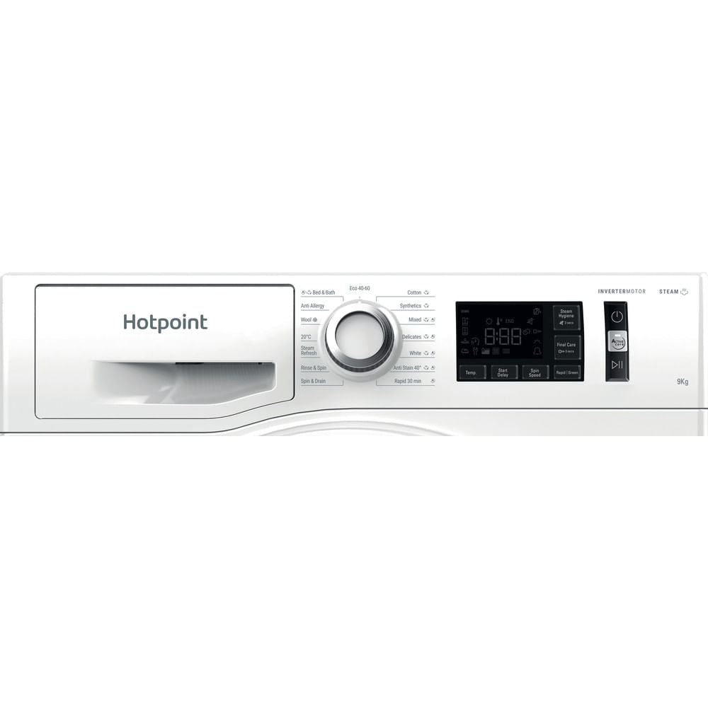 Hotpoint ActiveCare Washing Machine - White - 9kg - 1400RPM - A Rated - NM11 946 WC A UK N