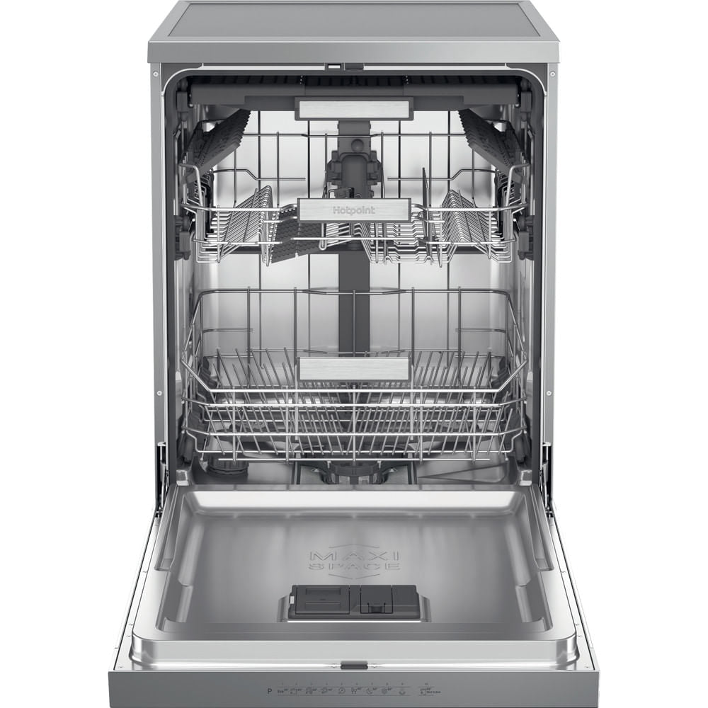 Hotpoint Full Size Freestanding Dishwasher - Stainless Steel - 15 Place Settings - C Rated - H7F HP43 X UK