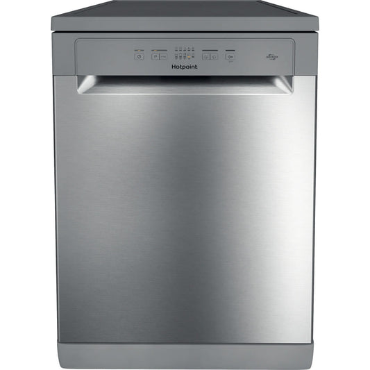 Hotpoint Full Size Freestanding Dishwasher - Inox - 14 Place Settings - E rated - H2F HL626 X UK