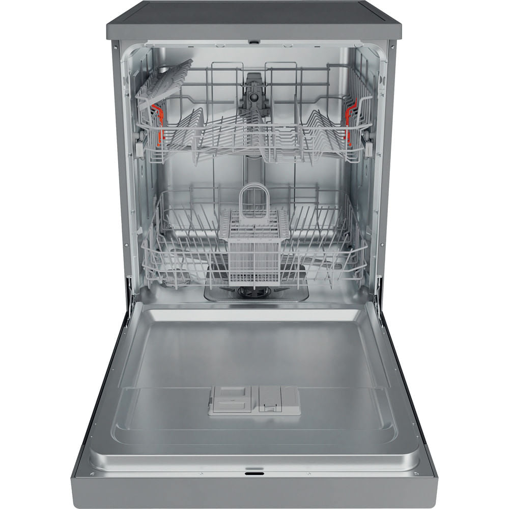 Hotpoint Full Size Freestanding Dishwasher - Inox - 14 Place Settings - E rated - H2F HL626 X UK