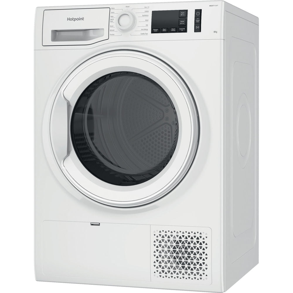 Hotpoint Crease Care Heat Pump Tumble Dryer - White - 8kg - A++ Rated - NT M11 82 UK