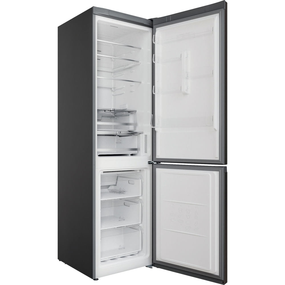 Hotpoint Total No Frost H9X 94T SX 2 Fridge Freezer - Saturn Steel