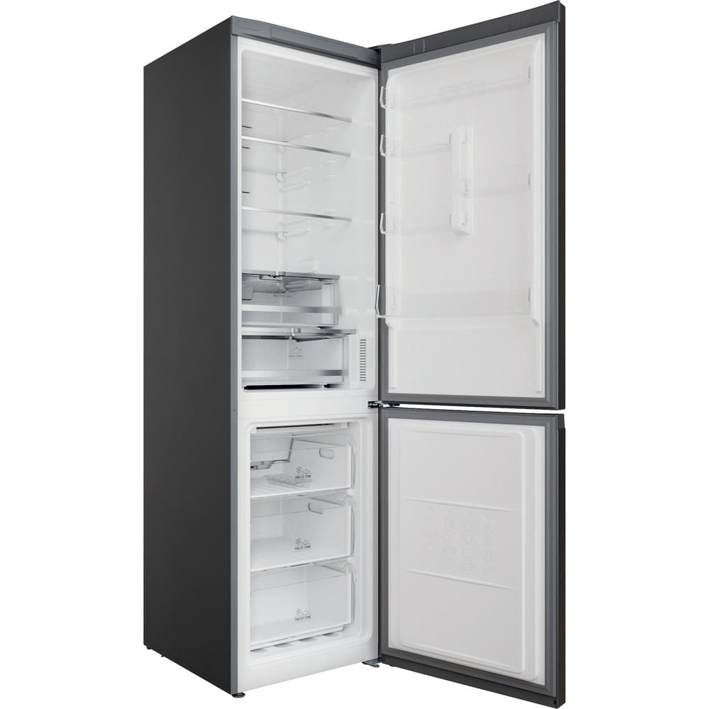 Hotpoint Total No Frost H7X 93T SX M Fridge Freezer - Saturn Steel