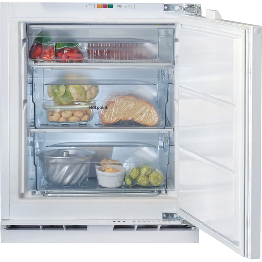 Hotpoint Low Frost HBUFZ011UK Integrated Undercounter Freezer