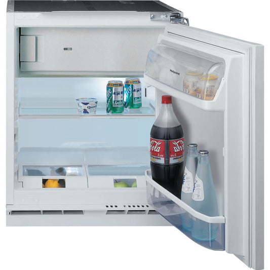 Hotpoint Low Frost HBUF01 1 UK Integrated Undercounter Fridge