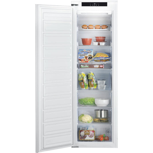 Hotpoint No Frost Integrated Tall Freezer - White - Holds 12 Shopping Bags - E Rated - HF 1801 E F2 UK