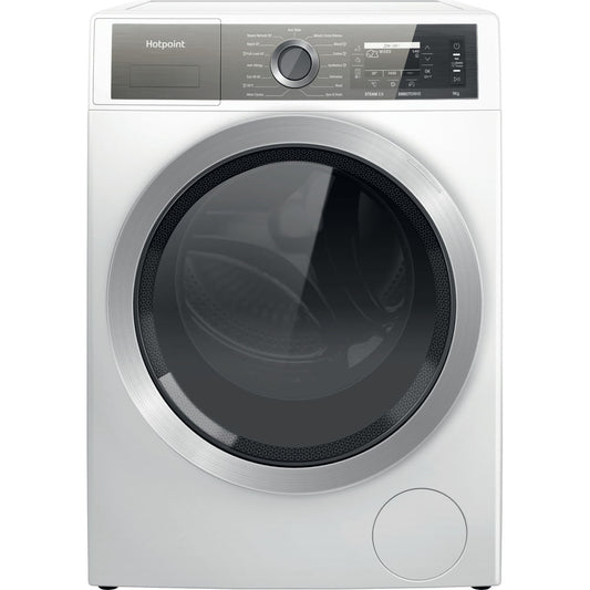 Hotpoint GentlePower Washing Machine - White - 9kg - 1400rpm - A-30% - H7 99 GPOWER UK