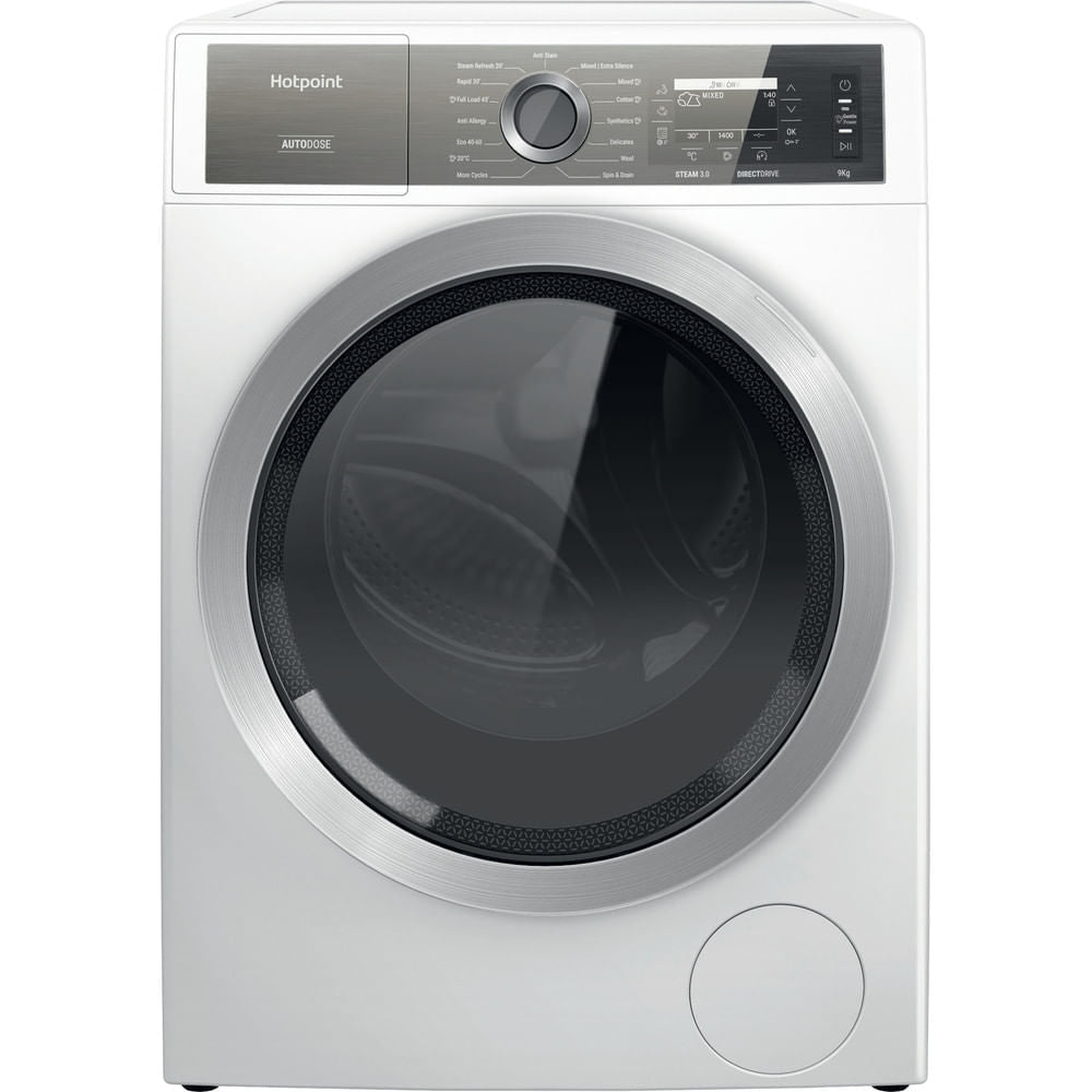 Hotpoint GentlePower Washing Machine - White - 9kg - 1400rpm - A-30% - H8 99AD GPOWER UK