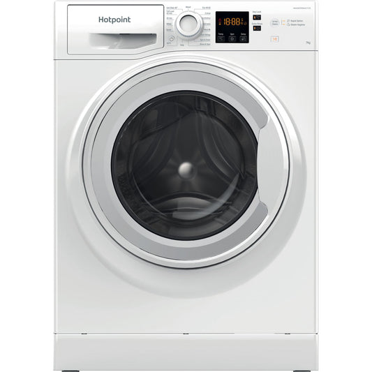 Hotpoint Anti-stain Washing Machine - White - 7kg - 1400rpm - A Rated - NSWM 7469 W UK