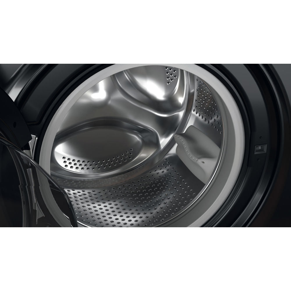 Hotpoint Anti-stain Washing Machine - Black - 7kg - 1400rpm - A Rated - NSWM 7469 BS UK